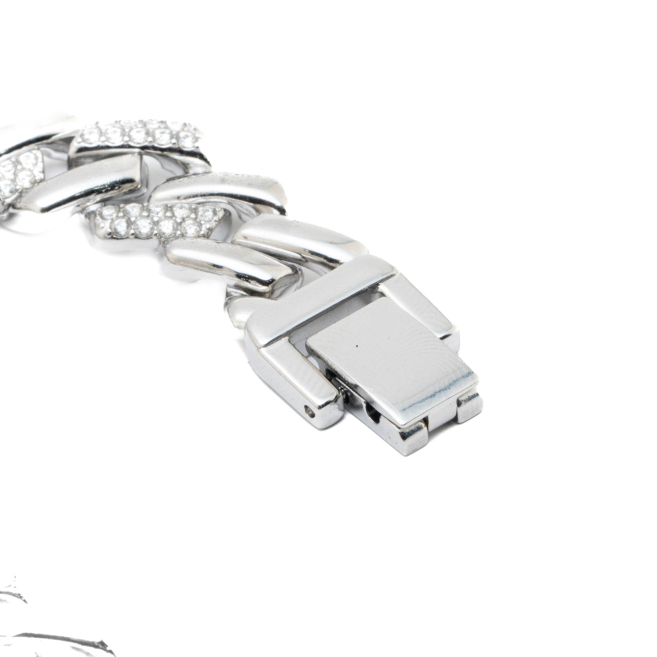 PULSERA ZO15137B PLATEADO Acero Inoxidable 2B37