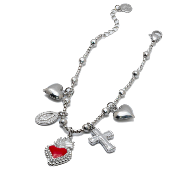 PULSERA ZO12507B PLATEADO Acero Inoxidable 2C44
