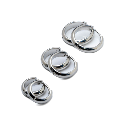 ARETES ZO12756E PLATEADO Acero Inoxidable F46