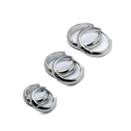 ARETES ZO12756E PLATEADO Acero Inoxidable F46