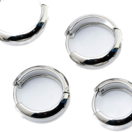 ARETES ZO12757E PLATEADO Acero Inoxidable F46