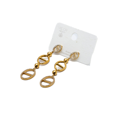 ARETES ZO15162E DORADO Acero Inoxidable F58
