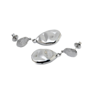 ARETES ZO15404E PLATEADO Acero Inoxidable G45