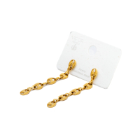 ARETES ZO1303E DORADO Acero Inoxidable F58