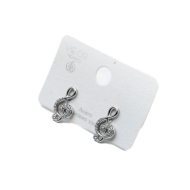 ARETES ZO15878E PLATEADO Acero Inoxidable F58