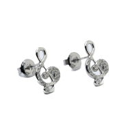 ARETES ZO15878E PLATEADO Acero Inoxidable F58