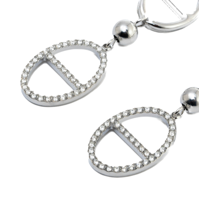 ARETES ZO15162E PLATEADO Acero Inoxidable F58