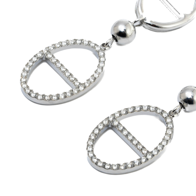 ARETES ZO15162E PLATEADO Acero Inoxidable F58