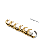 ARETES ZO12756E BICOLOR Acero Inoxidable F46