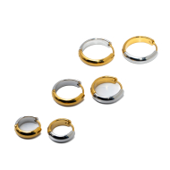 ARETES ZO12756E BICOLOR Acero Inoxidable F46