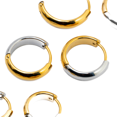 ARETES ZO12756E BICOLOR Acero Inoxidable F46