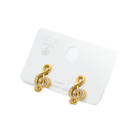 ARETES ZO15878E DORADO Acero Inoxidable F58