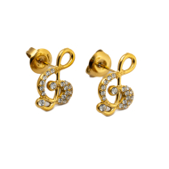 ARETES ZO15878E DORADO Acero Inoxidable F58