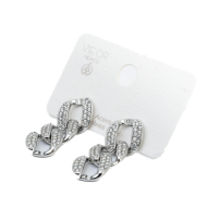 ARETES ZO15408E PLATEADO Acero Inoxidable G45