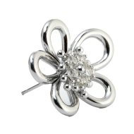 ARETES ZO12902E Plateado Acero Inoxidable G31 F58