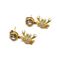 ARETES ZO15045E DORADO Acero Inoxidable F58