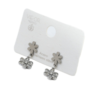 ARETES ZO14864E PLATEADO Acero Inoxidable G22