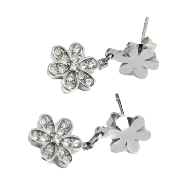 ARETES ZO14864E PLATEADO Acero Inoxidable G22