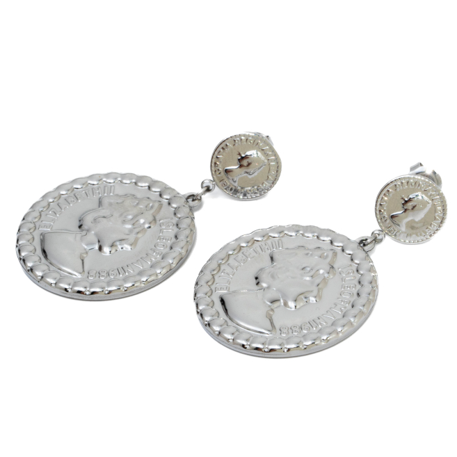 ARETES ZO15390E PLATEADO Acero Inoxidable G39