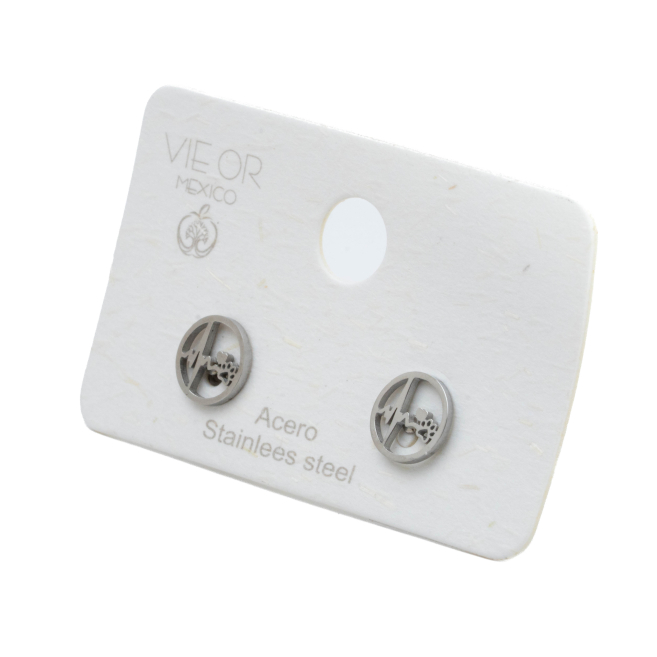 ARETES ZO1942E PLATEADO Acero Inoxidable F16
