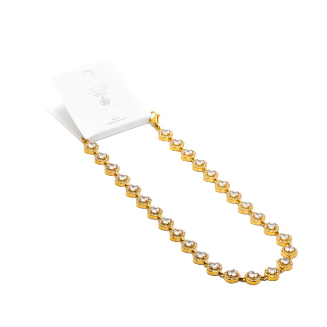 COLLAR ZO13667N DORADO Acero Inoxidable E43