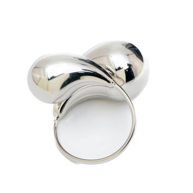 ANILLO ZO9433R/20*26MM/300 PLATEADO Acero Inoxidable 2A34
