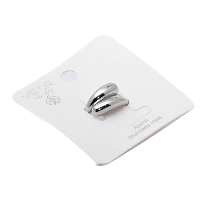 ANILLO ZO15884R PLATEADO Acero Inoxidable 2A34