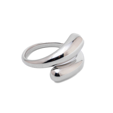 ANILLO ZO15884R PLATEADO Acero Inoxidable 2A34