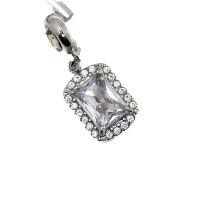 Piercing de ombligo ZO15635P PLATEADO Acero Inoxidable F38