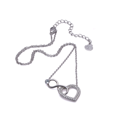 COLLAR ZO14195N PLATEADO Acero Inoxidable 2D21