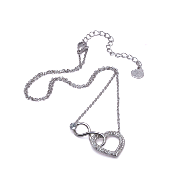 COLLAR ZO14195N PLATEADO Acero Inoxidable 2D21