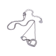 COLLAR ZO14195N PLATEADO Acero Inoxidable 2D21
