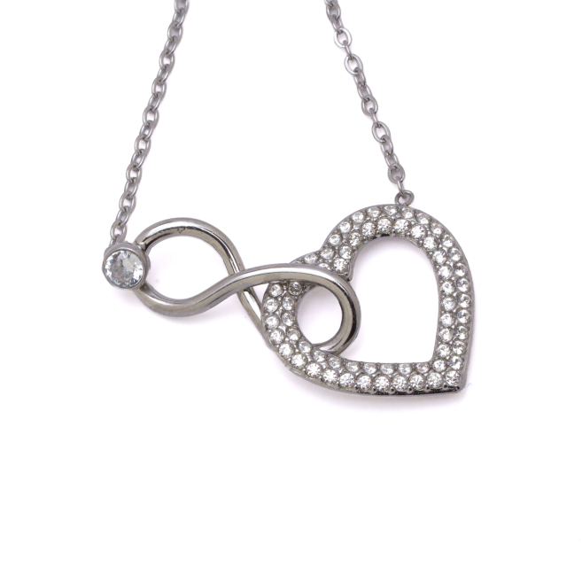 COLLAR ZO14195N PLATEADO Acero Inoxidable 2D21