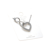 COLLAR ZO14195N PLATEADO Acero Inoxidable 2D21
