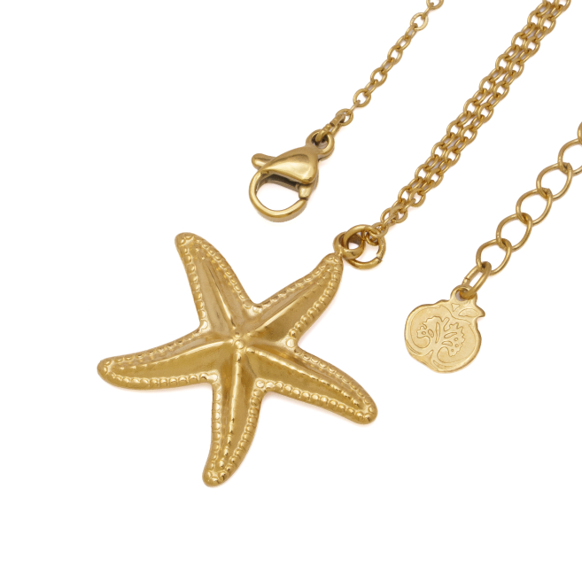 COLLAR ZO14463N DORADO Acero Inoxidable E22