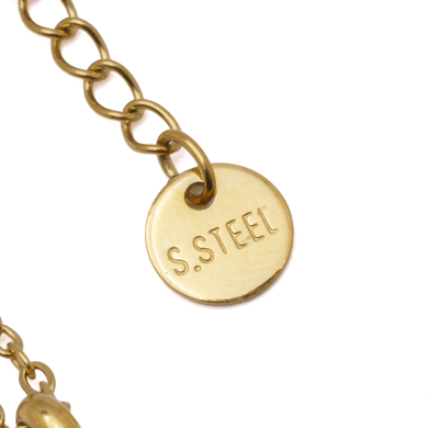 COLLAR ZO15372N ROSA DORADO Acero Inoxidable E31