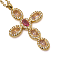 COLLAR ZO15372N ROSA DORADO Acero Inoxidable E31
