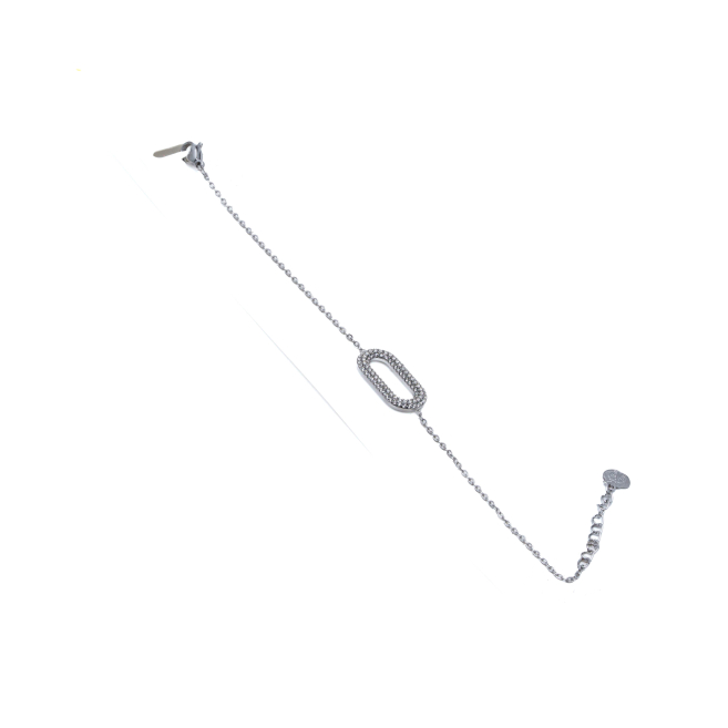 PULSERA ZO11932B PLATEADO Acero Inoxidable 2B33