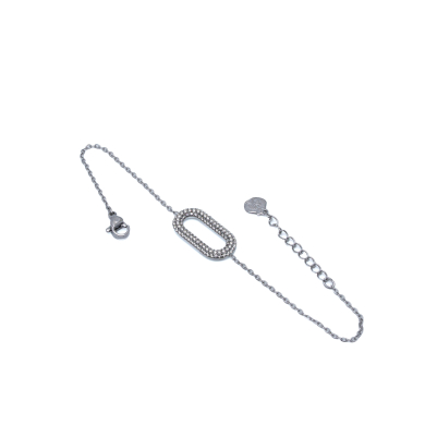 PULSERA ZO11932B PLATEADO Acero Inoxidable 2B33