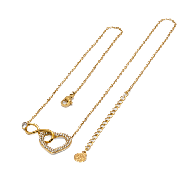 COLLAR ZO14195N DORADO Acero Inoxidable 2D21