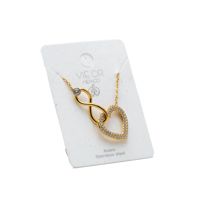 COLLAR ZO14195N DORADO Acero Inoxidable 2D21