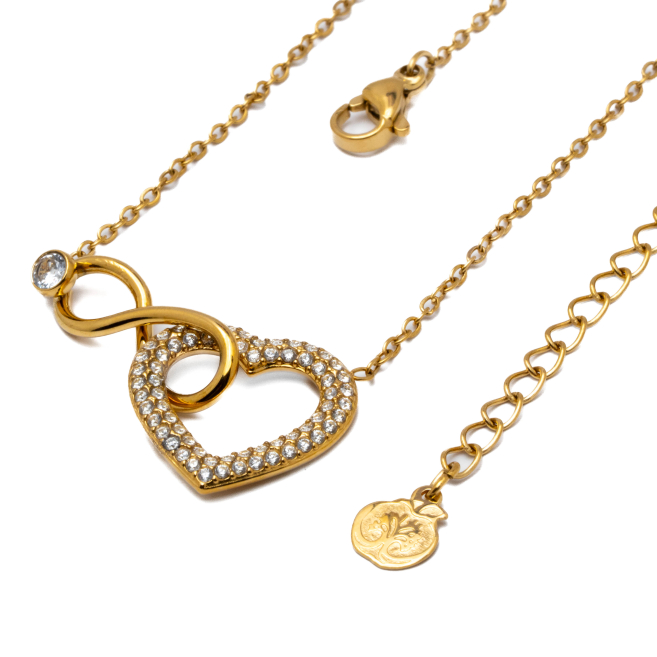 COLLAR ZO14195N DORADO Acero Inoxidable 2D21