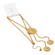 COLLAR ZO14436N DORADO Acero Inoxidable 2D36
