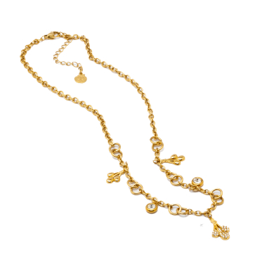 COLLAR ZO15755N DORADO Acero Inoxidable 2D27