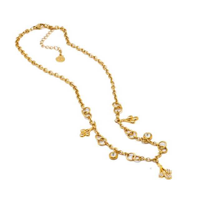 COLLAR ZO15755N DORADO Acero Inoxidable 2D27