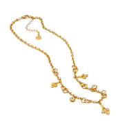 COLLAR ZO15755N DORADO Acero Inoxidable 2D27