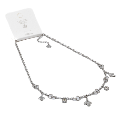 COLLAR ZO15755N PLATEADO Acero Inoxidable 2D27