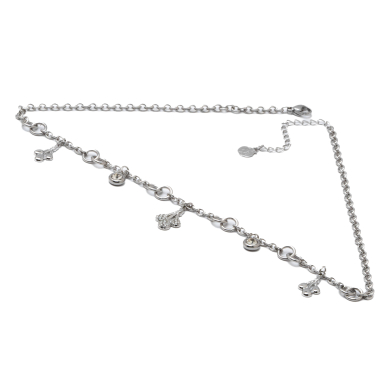 COLLAR ZO15755N PLATEADO Acero Inoxidable 2D27
