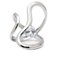 ANILLO ZO14145R PLATEADO Acero Inoxidable A37