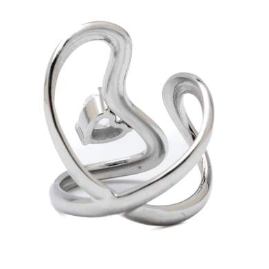 ANILLO ZO14145R PLATEADO Acero Inoxidable A37